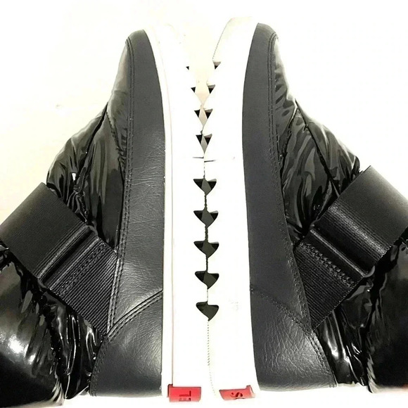 Sorel Black Size 6 Joan of Arctic Next Lite Strap Puffy Boots Hi-Top Black Shiny - Picture 6 of 11